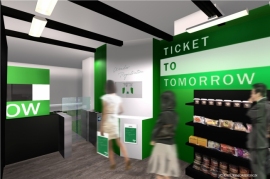 出資する事業領域の一つとなる無人店舗のイメージ。(画像: JR東日本の発表資料より) 出資する事業領域の一つとなる無人店舗のイメージ。(画像: JR東日本の発表資料より)