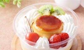 「こだわりたまごのプリン・ア・ラ・モード」(写真:セブンイレブンの発表資料より) 「こだわりたまごのプリン・ア・ラ・モード」(写真:セブンイレブンの発表資料より)