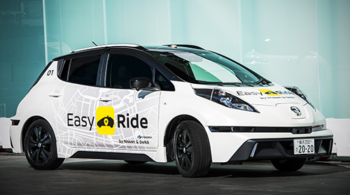 Easy Ride 実証実験用車両(両社の発表資料より)