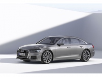 長いボンネットとロングホイールベース、短いオーバーハング、前後フェンダーのキャラクターラインがもたらす、非常にバランスの取れたプロポーションとなった新型アウディA6