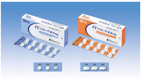 「ゾフルーザ錠」。(画像: 塩野義製薬の発表資料より)