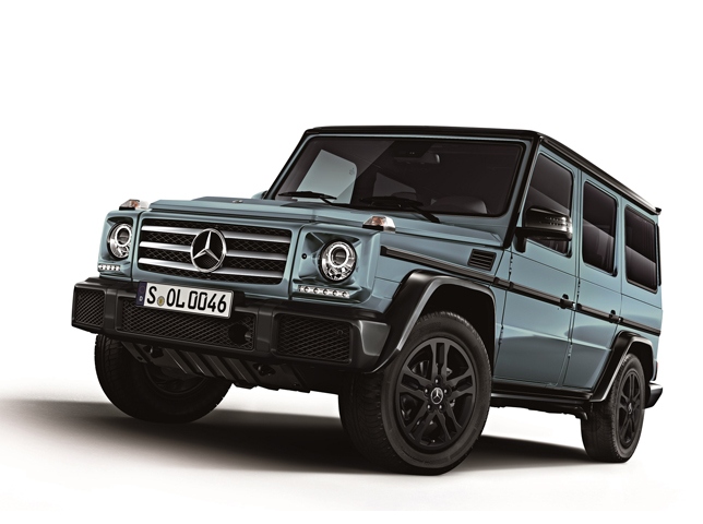メルセデス・ベンツ日本が､「四輪駆動の日」を記念して限定発売する「Gクラス」の精悍な印象のプロフェッショナルブルーに塗られた特別仕様車「G 350 d Heritage Edition」