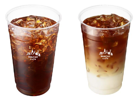 「メガアイスアールグレイティー（左）とメガアイスミルクティー（右）」（写真：ローソンの発表資料より）