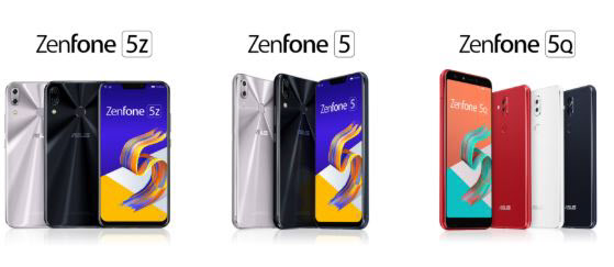 ZenFone 5。（画像:ASUSTeK COMPUTER発表資料より）