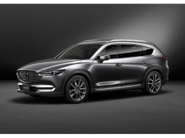 2017年度のJNCAP自動車アセスメントにおいて、「衝突安全性能評価ファイブスター賞」を同年度の受験車中、最高得点で受賞したマツダ「CX-8」 2017年度のJNCAP自動車アセスメントにおいて、「衝突安全性能評価ファイブスター賞」を同年度の受験車中、最高得点で受賞したマツダ「CX-8」