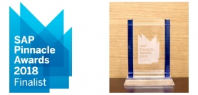 ＪＦＥシステムズ＜４８３２＞（東２）は本日（２２日）、ＳＡＰ　ＳＥ（本社：ドイツ　バーデン・ヴュルテンベルク州）より「２０１８　ＳＡＰ　Ｐｉｎｎａｃｌｅ　Ａｗａｒｄｓ」でＳＡＰ　Ａｎａｌｙｔｉｃｓ　Ｃｌｏｕｄ　Ｐａｒｔｎｅｒ　ｏｆ　ｔｈｅ　Ｙｅａｒ　Ｃａｔｅｇｏｒｙで全世界のファイナリスト３社のうちの１社に選定された。
