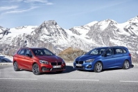 新型BMW 2シリーズ アクティブ ツアラー（左）とグランツアラー（右）
（画像: ビー・エム・ダブリュー発表資料より）