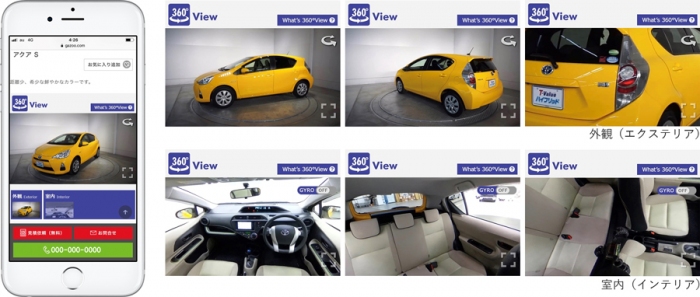 360°ビュー機能。（画像:トヨタ自動車発表資料より）