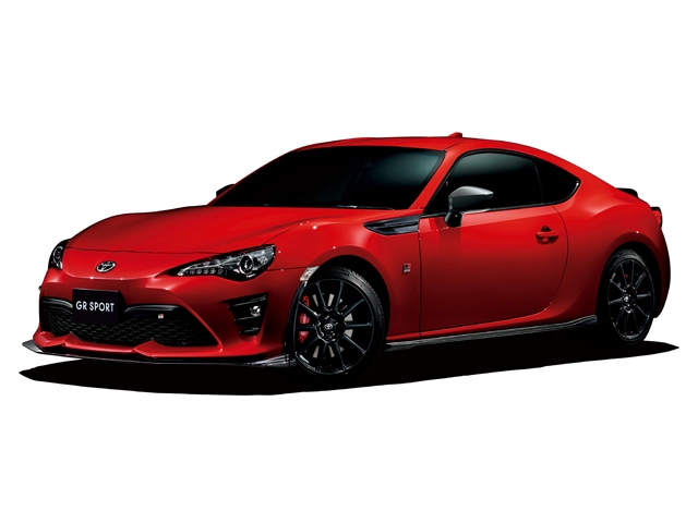 専用フロントスポイラー+専用フロントバンパー、ブレンボ製ブレーキ、17×7.5Jアルミホイール+215/45R17 87Wタイヤなどを装備する「86 GR SPORT」