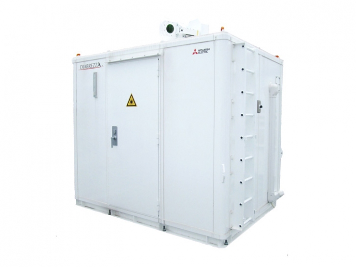 「空港気象ドップラーライダー」外観（写真：三菱電機発表資料より）