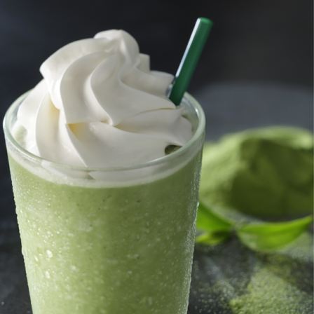 「抹茶　クリーム　フラペチーノ」（写真：スターバックスの発表資料より）