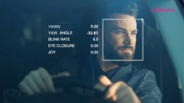 運転者の表情分析のイメージ参考画像。（画像: シーエーシー）