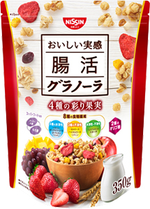 「腸活グラノーラ」。(画像: 日清シスコの発表資料) 「腸活グラノーラ」。(画像: 日清シスコの発表資料)