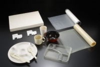 カネカ生分解性ポリマーPHBH の使用例（画像: カネカの発表資料より）