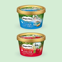 ストーリータイム『アリスの紅茶～クッキーを添えて～』(上)と『白雪姫の林檎～カスタードとともに～』。（画像:ハーゲンダッツ ジャパン発表資料より）