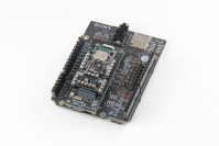 ソニーのスマートセンシングプロセッサ搭載ボード「SPRESENSE」とロームが提供する拡張ボード。幅広い電子工作が可能