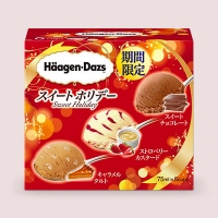 「ハーゲンダッツ　ミニカップ・マルチパック6個入り　スイートホリデー」（写真：ハーゲンダッツジャパンの発表資料より）
