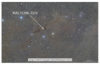 IRAS15398-3359。(画像: 東京大学の発表資料 (c)Gabriel Rodrigues Santos )