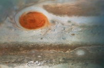 木星に存在する大赤斑 大きさは地球の約2倍 （c）NASA/JPL-Caltech/SwRI/MSSS/ Gerald Eichstädt /Seán Doran