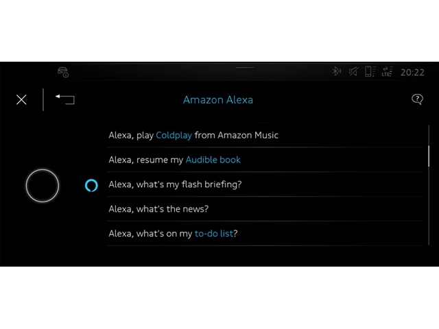アウディは、高い人気を誇るAmazon Aleを、最新の電気自動車SUVである「Audi e-tron」に組み込んだ。Alexaを搭載したことによってクルマの中からAmazon Musicなどにアクセスできるほか、膨大なスキルを活用できる