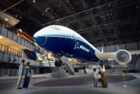 FLIGHT PARKに展示されるボーイング787初号機のイメージ。（中部国際空港発表資料より）