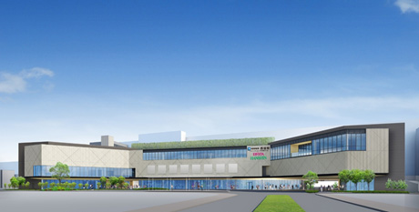 西宮駅商業施設「エビスタ西宮」完成イメージ。（画像:阪急阪神ホールディングス発表資料より）