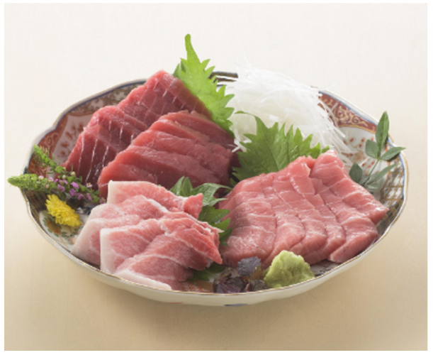 「昭福丸 天然本マグロ　3種セット」（写真：ローソンの発表資料より）