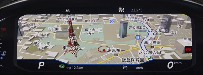 “Active Info Display”（画像: フォルクスワーゲン・グループ・ジャパン）