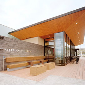 「淡路サービスエリア（下り線）店」(写真：スターバックスコーヒージャパンの発表資料より）
