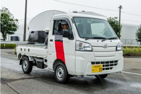 軽トラック散水車。（画像:アクティオ発表資料より）