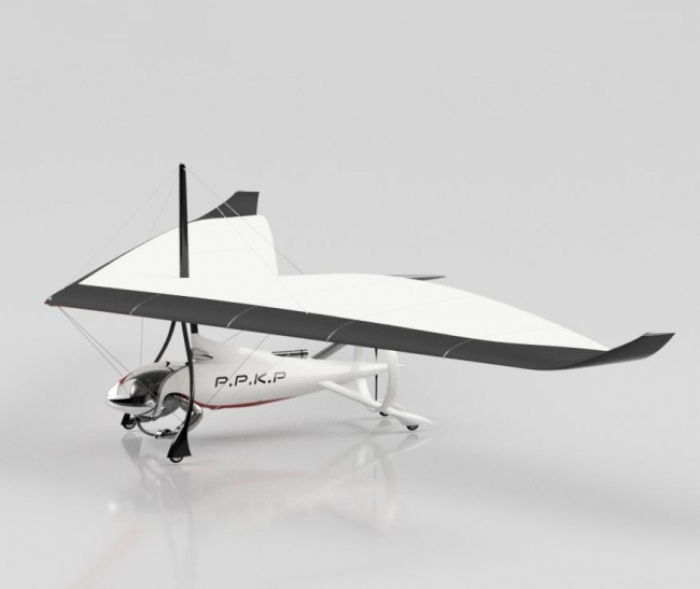 自動運転航空機の完成イメージ（画像：もりもと技術研究所の発表資料より）