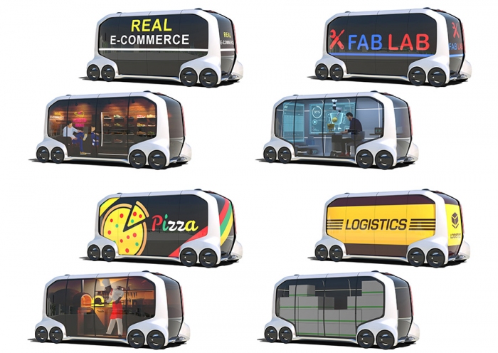 トヨタの「e-Palette Concept」。(画像: トヨタ自動車)