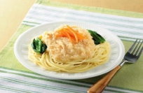ファンデリ―＜３１３７＞（東マ）は、江戸東京野菜の「練馬大根」を使用した「練馬大根を使った練馬スパゲティ」を２０１９年１月４日（金）より、『ミールタイム』で発売する。