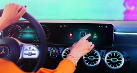 MBUXのインターフェイス。(画像: メルセデス・ベンツ・ジャパンの発表資料より) MBUXのインターフェイス。(画像: メルセデス・ベンツ・ジャパンの発表資料より)