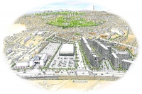 船橋市での大規模複合開発のイメージ（画像: 大和ハウス工業の発表資料より）