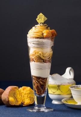 「パブロパフェ　安納蜜芋とアールグレイのお茶会」(画像: パブロの発表資料より)