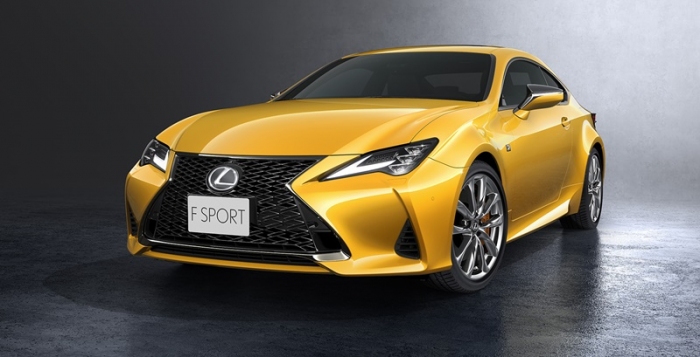 レクサスRC350「F SPORT」（画像: トヨタ自動車の発表資料より）