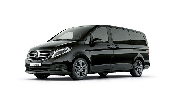 Vクラス特別仕様車「V 260 long」オブシディアンブラック。（画像:メルセデス・ベンツ日本発表資料より）