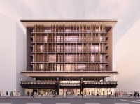 京都経済センターの外観イメージ（野村不動産ホールディングス発表資料より）