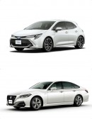 トヨタカローラスポーツとクラウン（画像: トヨタ自動車の発表資料より）