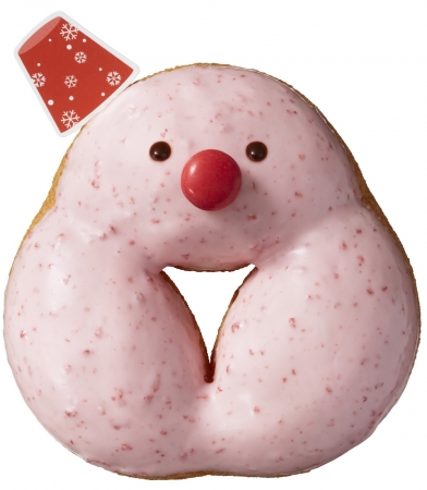 「ふゆだるま ストロベリー」（写真：ミスタードーナツの発表資料より）