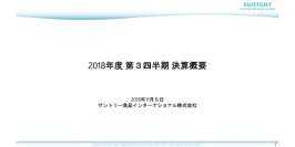 サントリー食品、3Qは売上・営業益ともにプラス　アジアが引き続き牽引