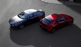 新型「Mazda3」（画像: マツダの発表資料より）