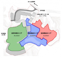 エリアゾーニング図。（画像:小田急電鉄発表資料より）