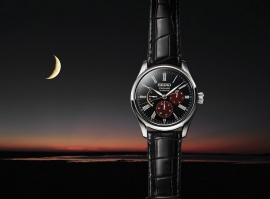 <セイコー プレザージュ>プレステージライン 漆・白檀塗 限定モデル。(画像:セイコーウオッチ発表資料より) <セイコー プレザージュ>プレステージライン 漆・白檀塗 限定モデル。(画像:セイコーウオッチ発表資料より)