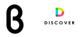 b8taとDISCOVERのロゴ。(画像: DISCOVERの発表資料より)
