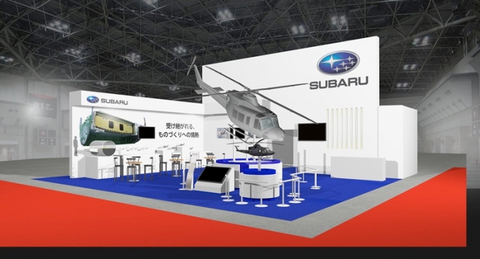 スバルブース（画像: SUBARUの発表資料より）