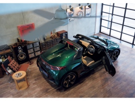 ホンダの軽自動車のミッドシップ2座オープンスポーツ「S660」に特別仕様車「Trad Leather Edition」を設定した。写真のボディカラーはブリティッシュグリーン・パール ホンダの軽自動車のミッドシップ2座オープンスポーツ「S660」に特別仕様車「Trad Leather Edition」を設定した。写真のボディカラーはブリティッシュグリーン・パール