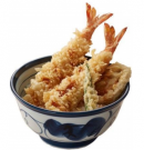 ザ・天然車海老天丼。