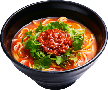 「肉味噌辛辣ラーメン～赤葱醤使用特製スープ～」（写真：カッパ・クリエイトの発表資料より）